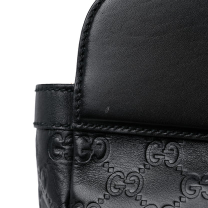 Gucci Guccissima Large Punch Top Handle Tote Black 12 of 12