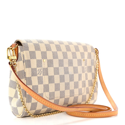 Louis Vuitton Damier Azur Favorite MM 3 of 10