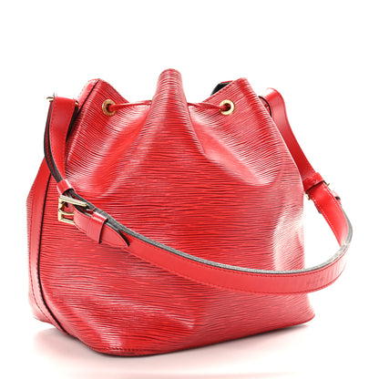 Louis Vuitton Epi Petit Noe Castillan Red 3 of 10