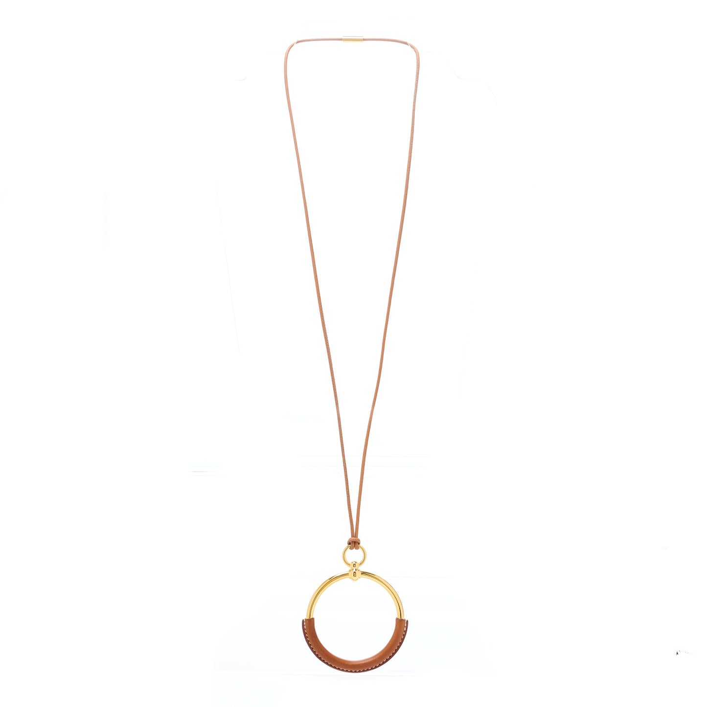 Swift Grand Loop Pendant Necklace Gold