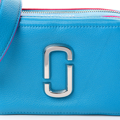 Marc Jacobs Calfskin The Softshot 21 Bright Blue 10 of 10