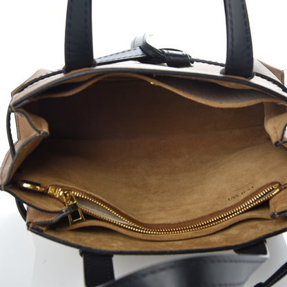 Loewe Calfskin Small Gate Tote Mocca Black 8 of 10