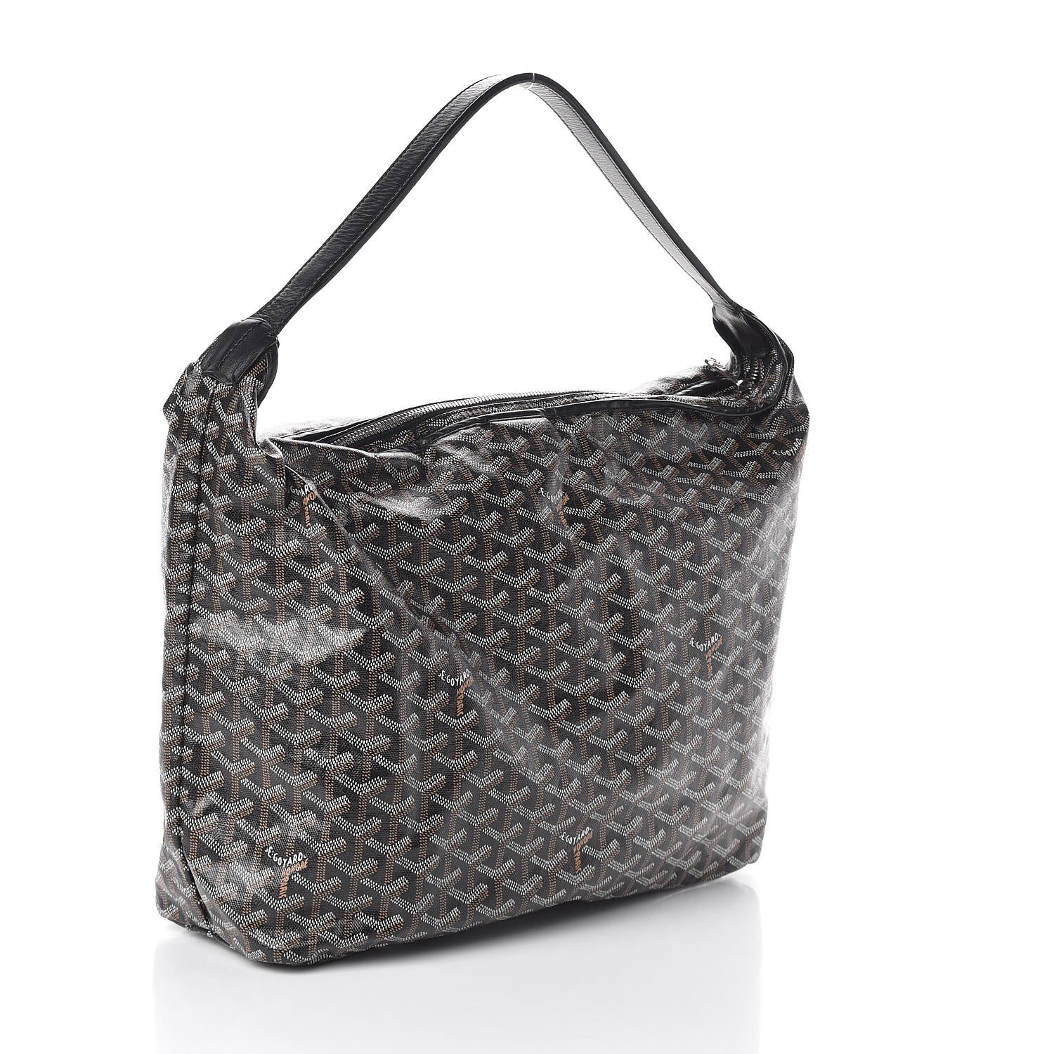 Goyard Goyardine Fidji Zip Hobo Black 3 of 9