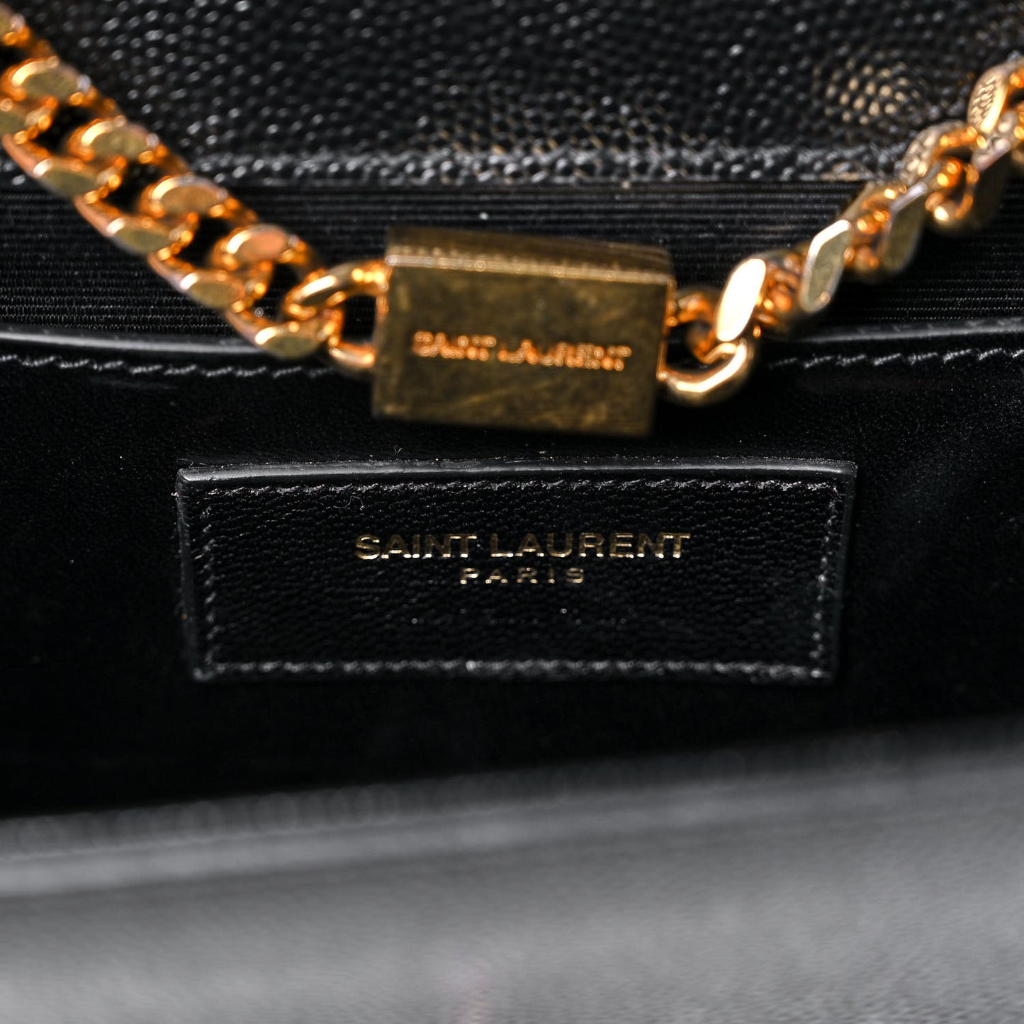 Grain De Poudre Small Monogram Kate Satchel Black