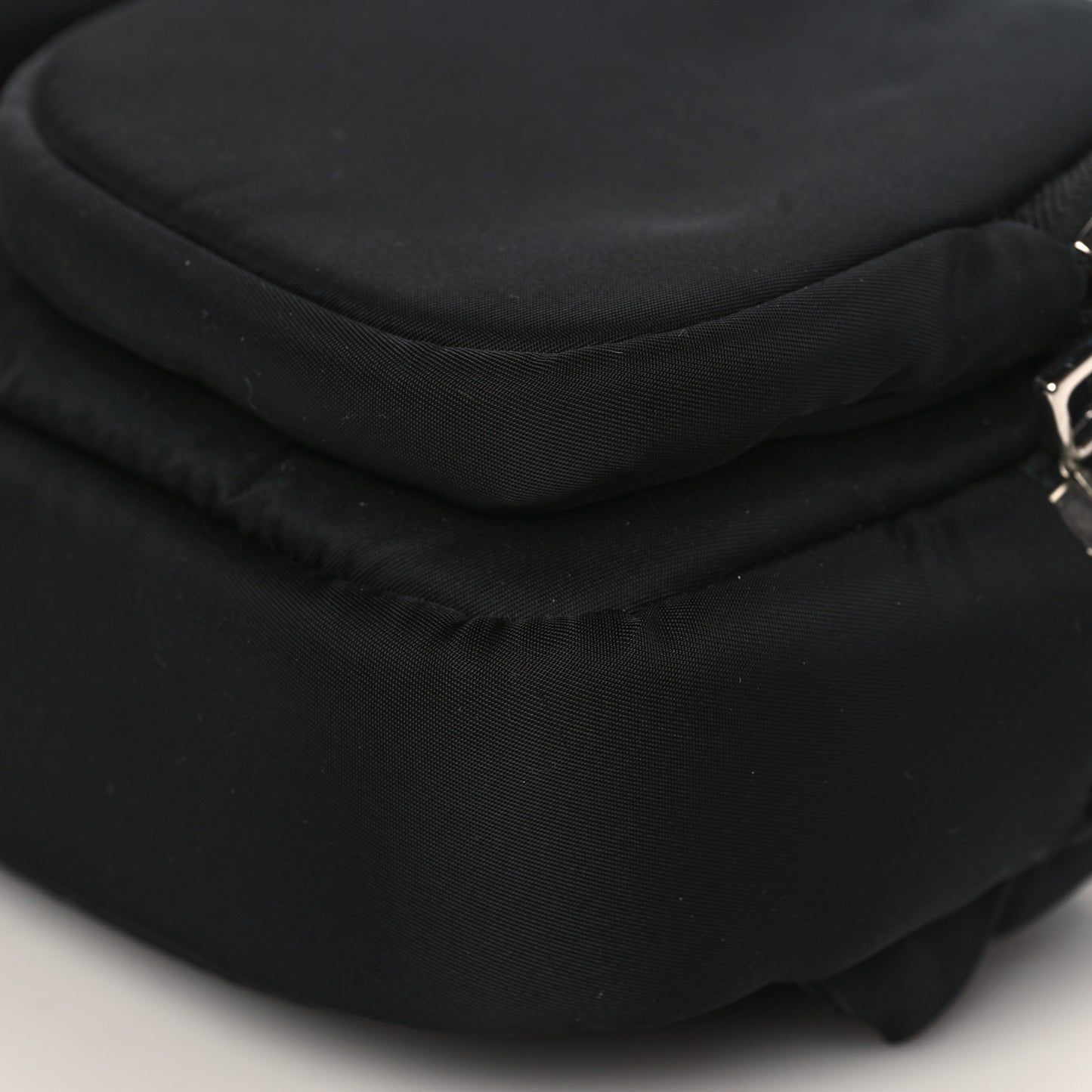 Tessuto Nylon Pocket Cargo Belt Bag Black Fuoco