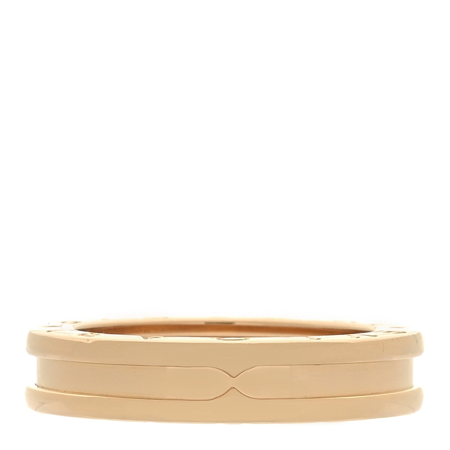 Bulgari 18K Yellow Gold B.Zero1 One-Band Ring 54 6.75 1 of 7