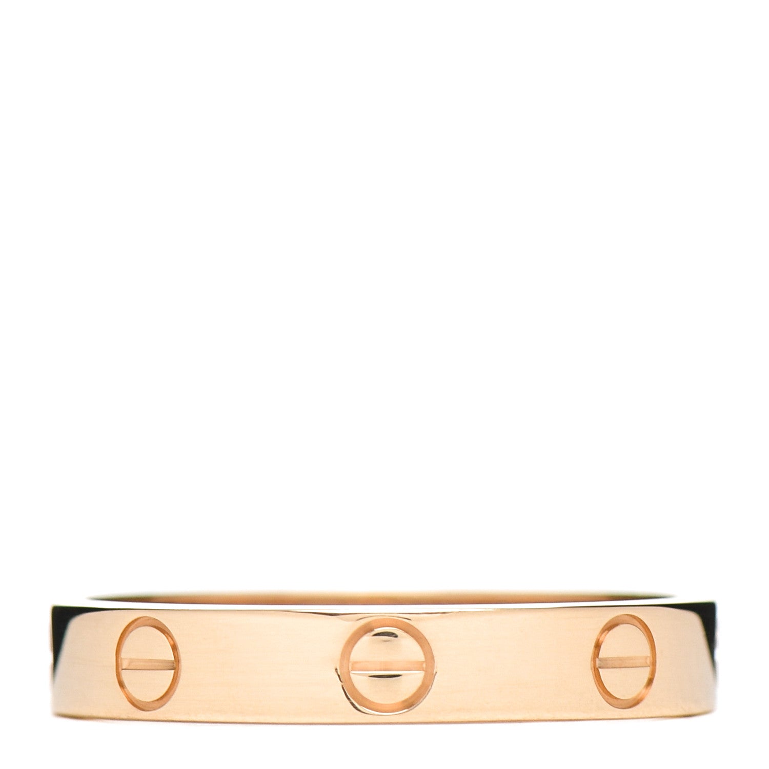 Cartier 18K Yellow Gold 3.5mm LOVE Wedding Band Ring 58 8.25 1 of 5