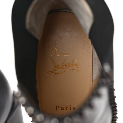 Christian Louboutin Nappa Out Line Spike Lug 100 Boots 40 Black 7 of 7