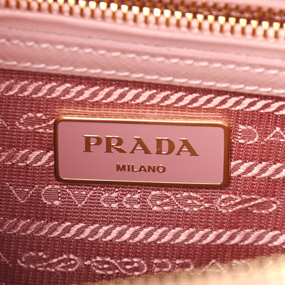 Prada Saffiano Vernice Mini Galleria Double Zip Tote Orchidea 5 of 9