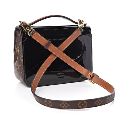 Louis Vuitton Patent Calfskin Monogram Cherrywood BB Black 3 of 11