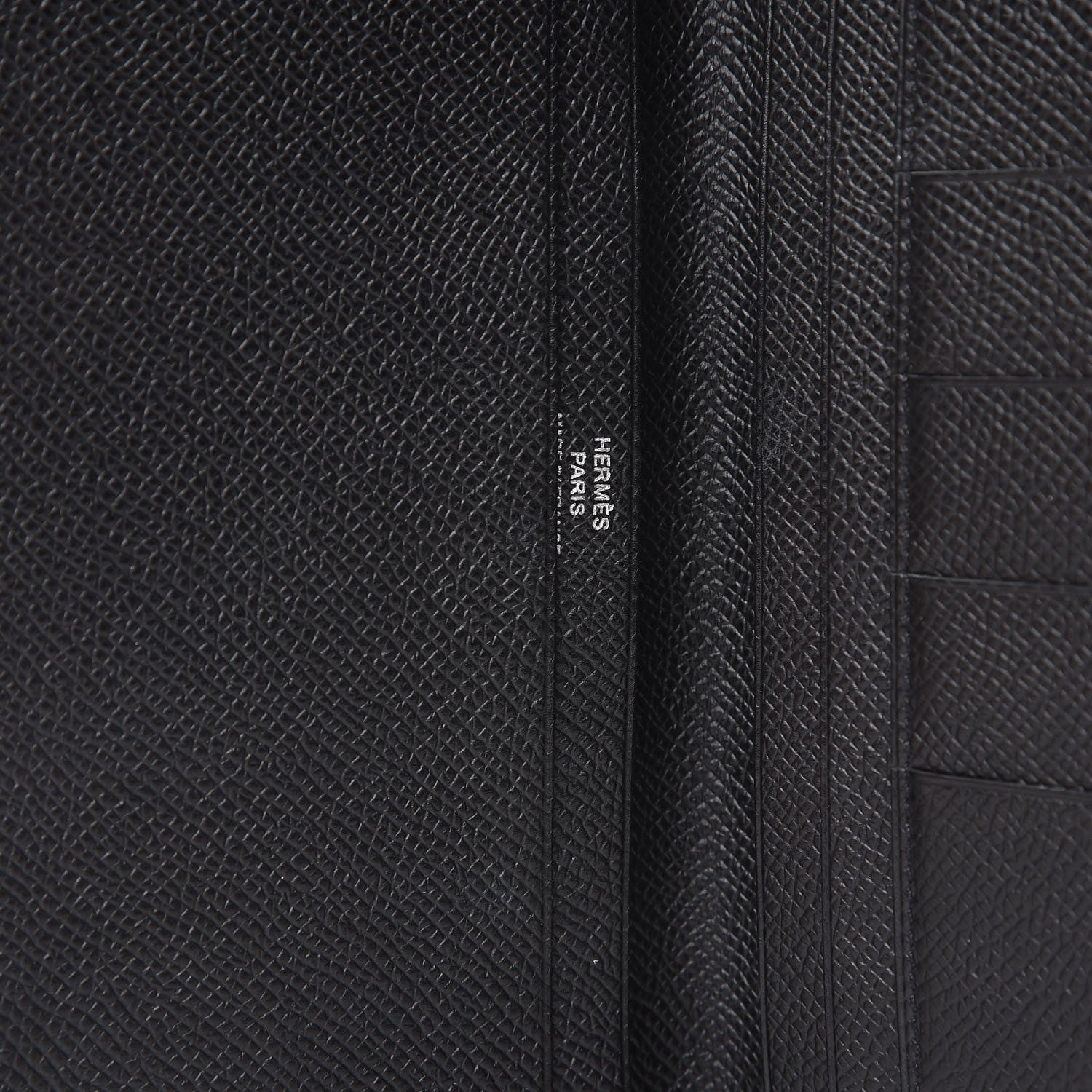 Hermes Epsom MC2 Fleming Long Wallet Black 6 of 8