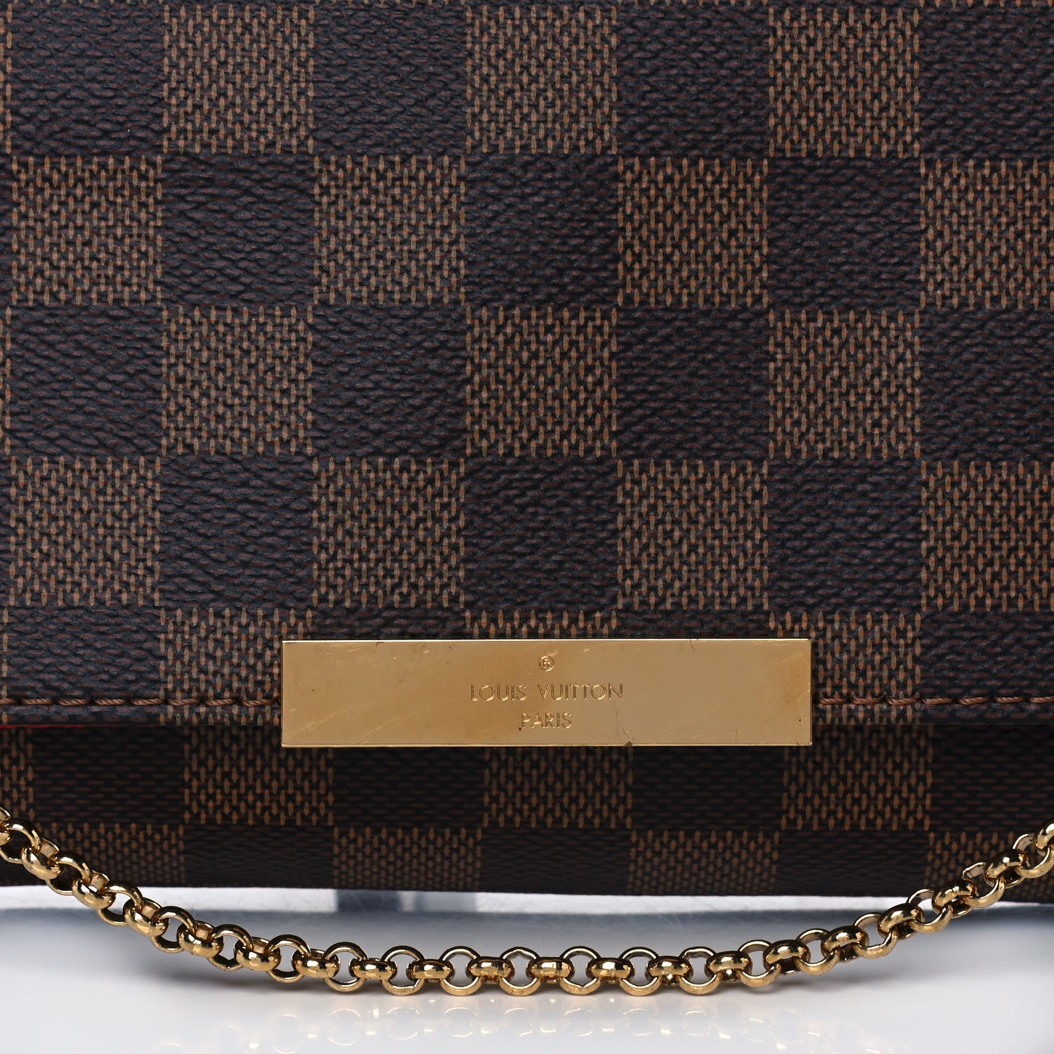 Louis Vuitton Damier Ebene Favorite MM 8 of 10