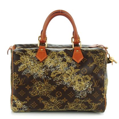 Louis Vuitton Monogram Dentelle Speedy 30 Gold 1 of 8