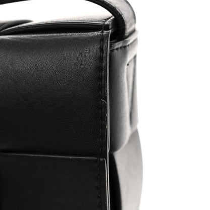 Bottega Veneta Lambskin Maxi Intrecciato Cassette Crossbody Bag Black 14 of 17