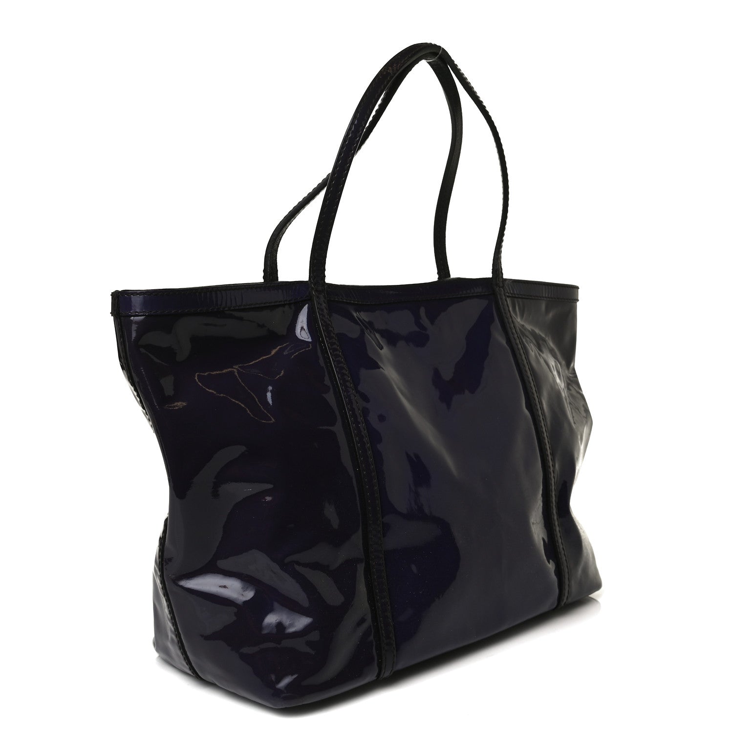 Dolce & Gabbana Patent Shopping Tote Purple 4 of 22