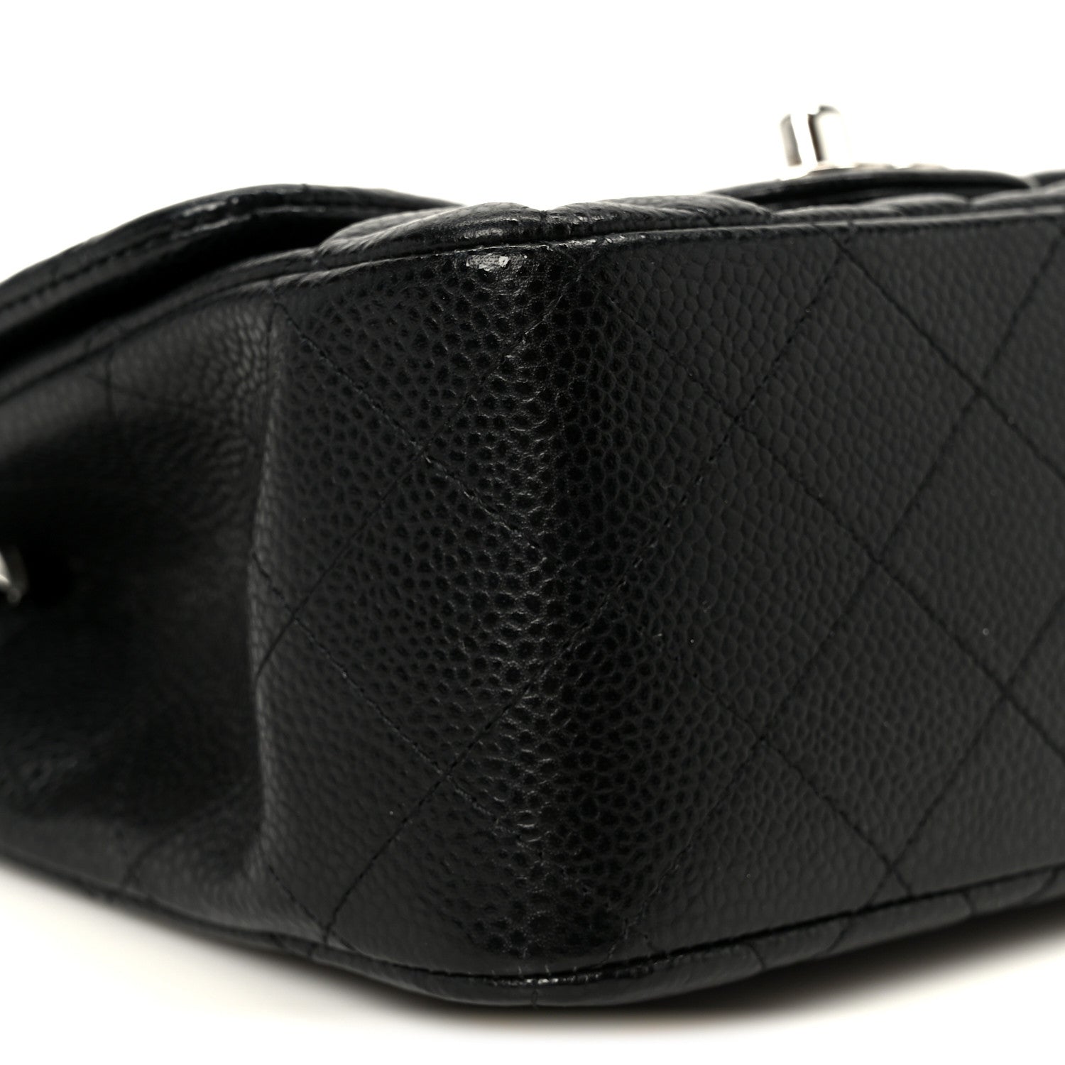 Chanel Caviar Quilted Mini Square Flap Black 10 of 12