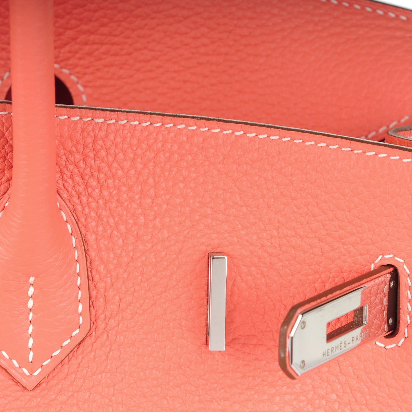 Taurillon Clemence Birkin 35 Crevette