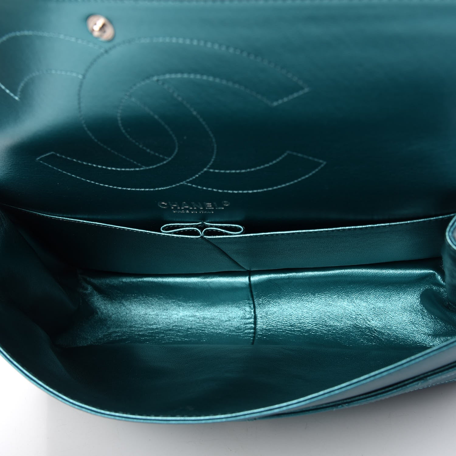 Chanel Metallic Calfskin Quilted 2.55 Reissue 226 Flap Turquoise 5 of 11