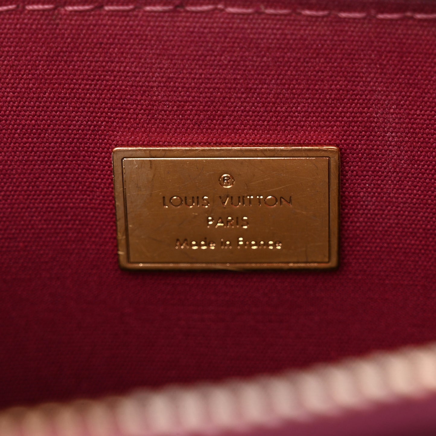 Patent Monogram Alma BB Magenta