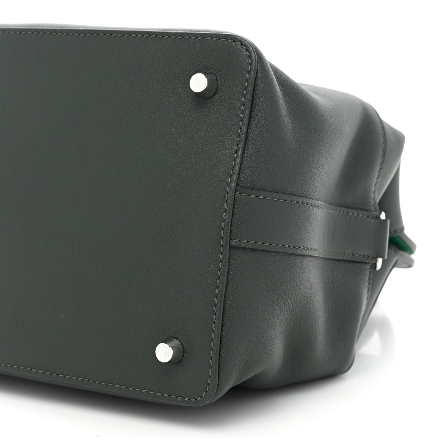 Hermes Swift Verso Toolbox 20 Vert Fonce Vertigo 7 of 11