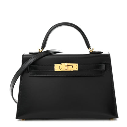 Hermes Box Mini Kelly Sellier 20 Black 1 of 10