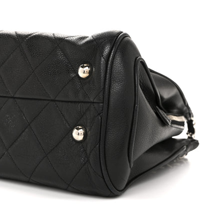 Chanel Caviar Quilted Shopping Tote Black 10 of 15