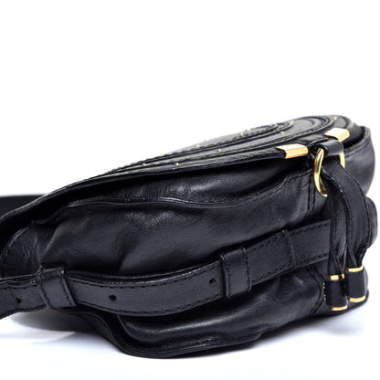 Chloe Calfskin Studded Mini Marcie Crossbody Bag Black 6 of 10