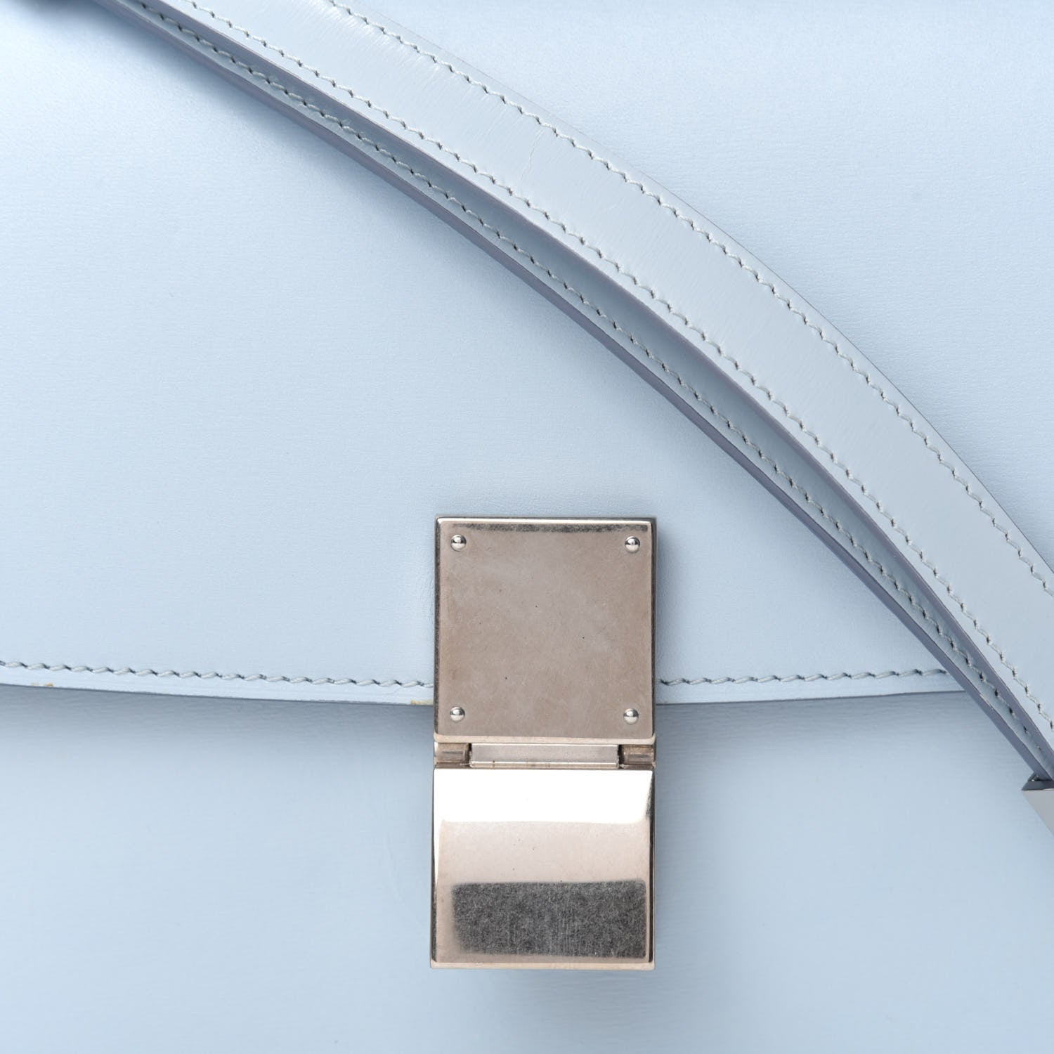 Celine Box Calfskin Medium Classic Box Pale Blue 10 of 10