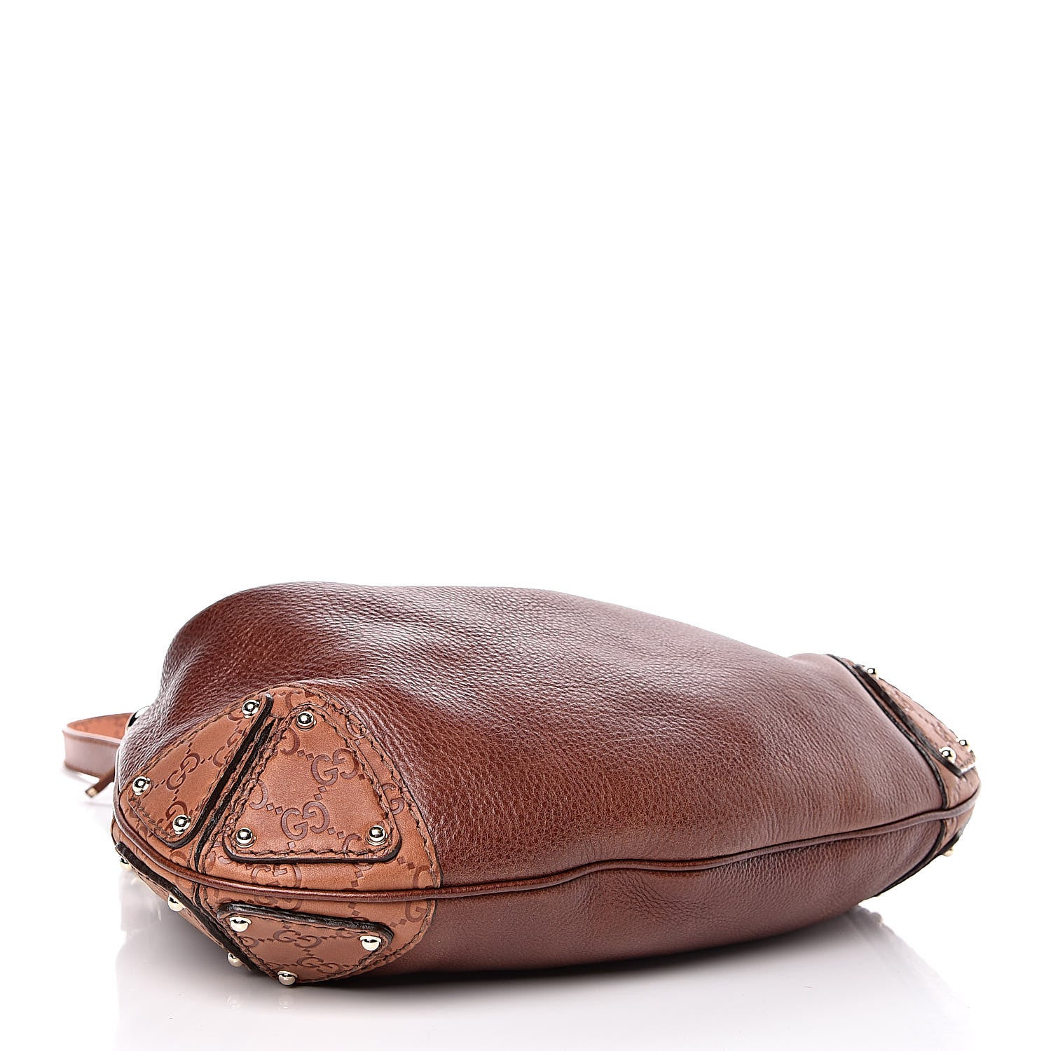 Gucci Calfskin Medium Indy Top Handle Bag Brown 4 of 9
