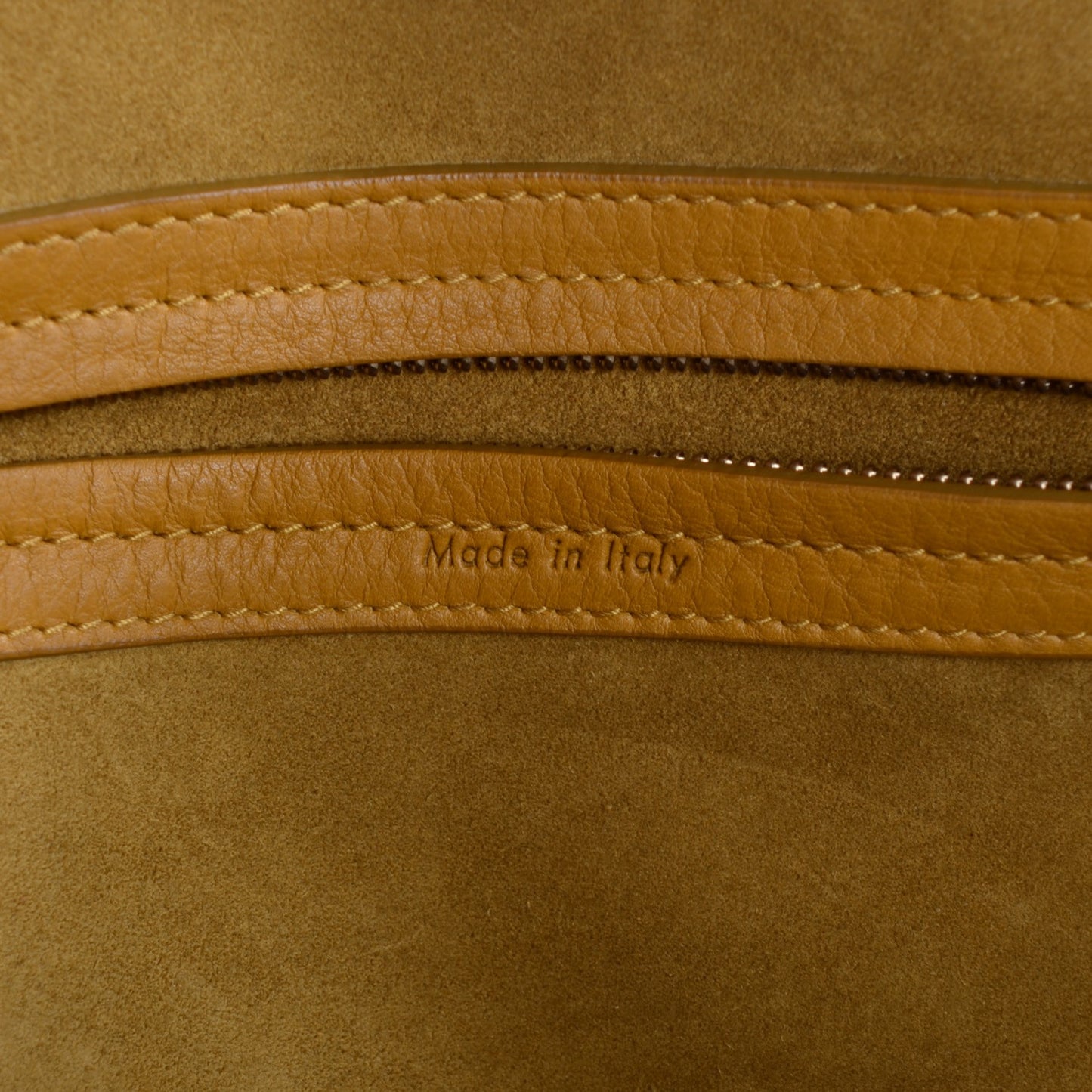 Supple Calfskin Medium Phantom Luggage Curry