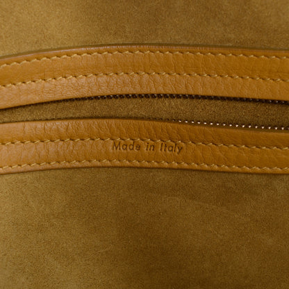 Celine Supple Calfskin Medium Phantom Luggage Curry 6 of 7