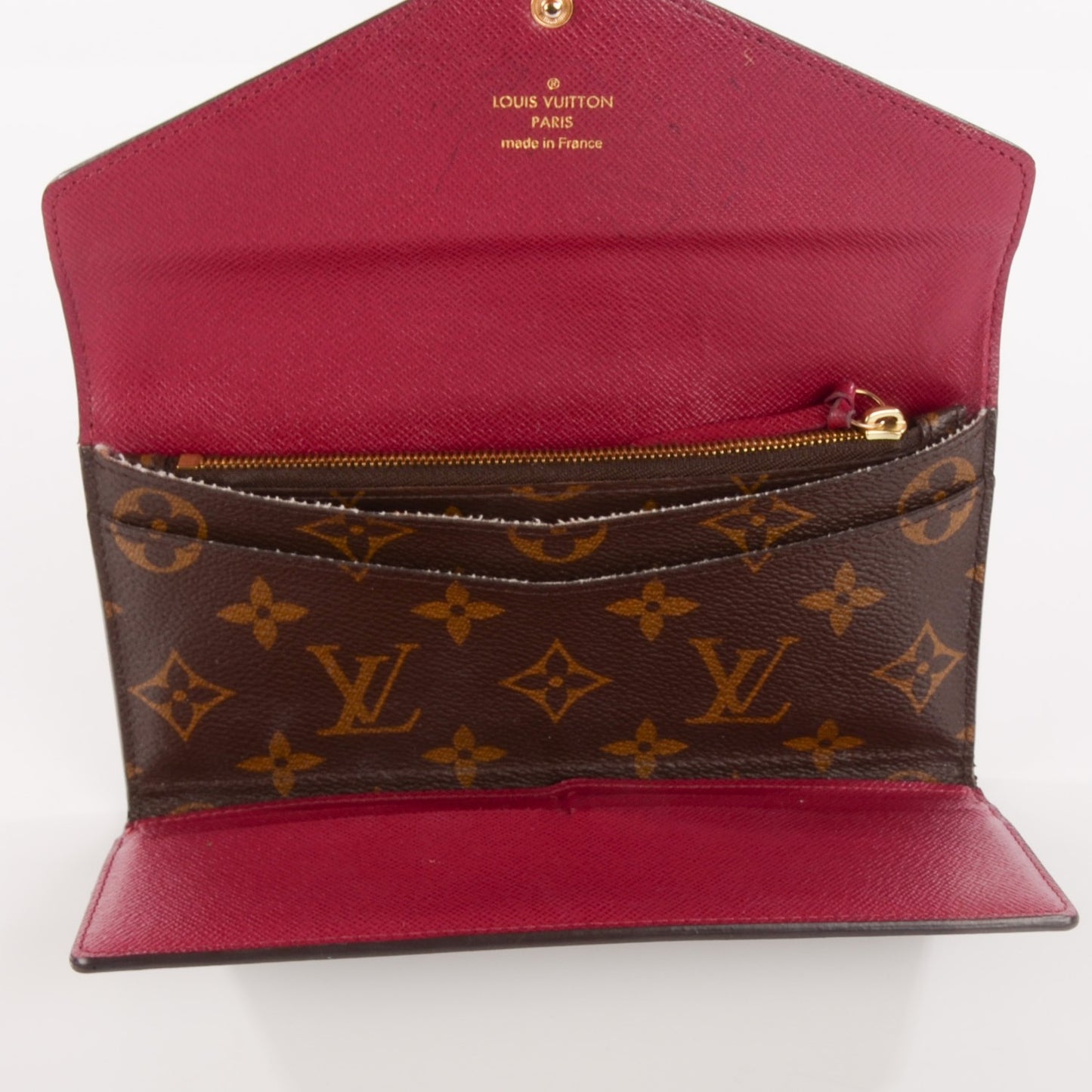 Monogram Josephine Wallet Fuchsia