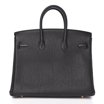 Hermes Togo Birkin 25 Black 4 of 28