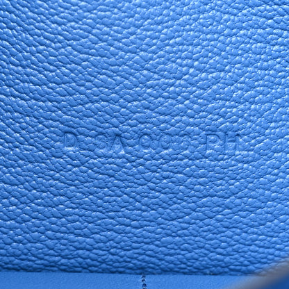 Hermes Ostrich Kelly Longue Wallet Mykonos 7 of 7