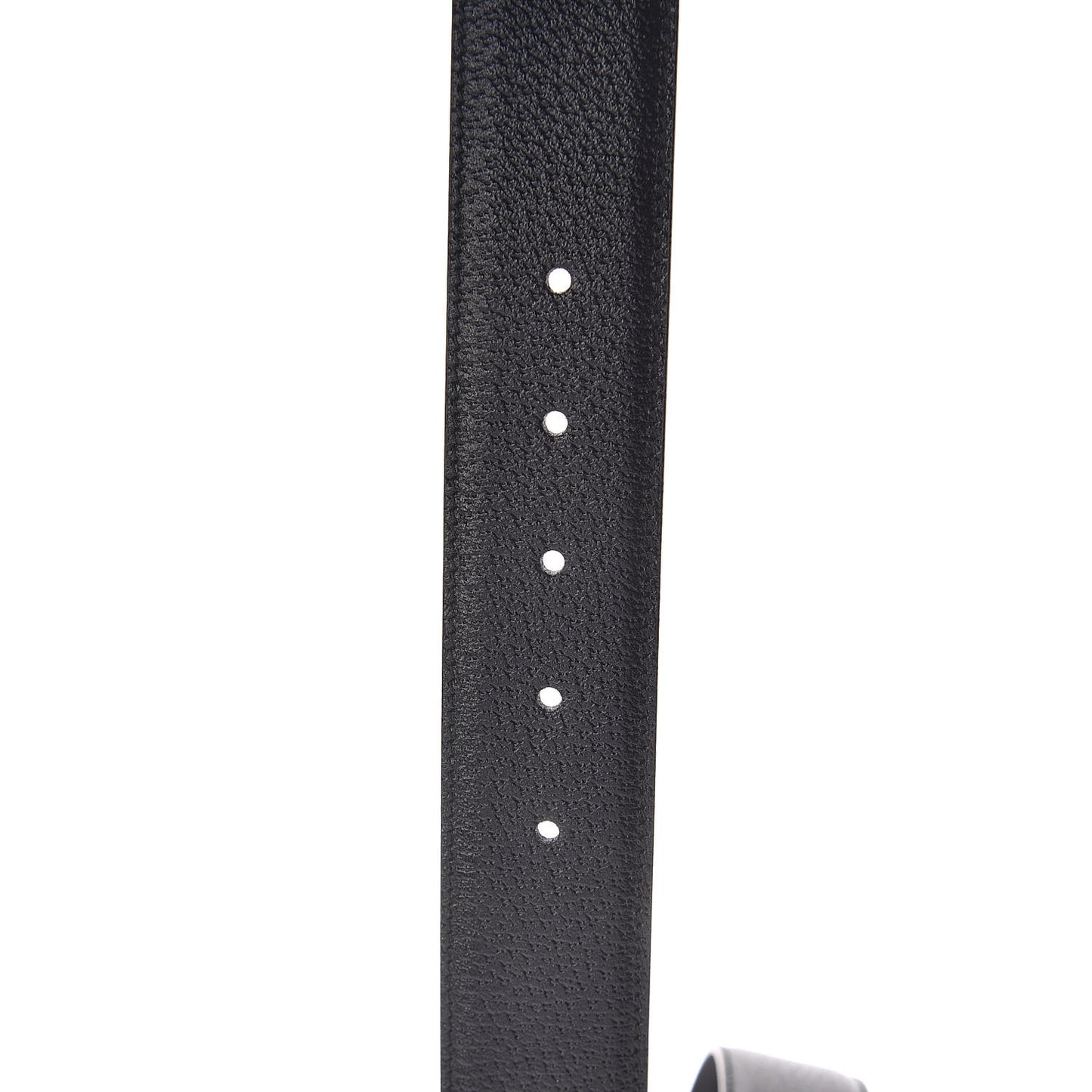 Textured Dollar Calfskin 40mm Belt 80 32 Black
