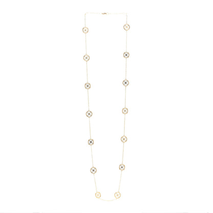 John Hardy 18K Yellow Gold Batu Kawung Station Necklace 3 of 4