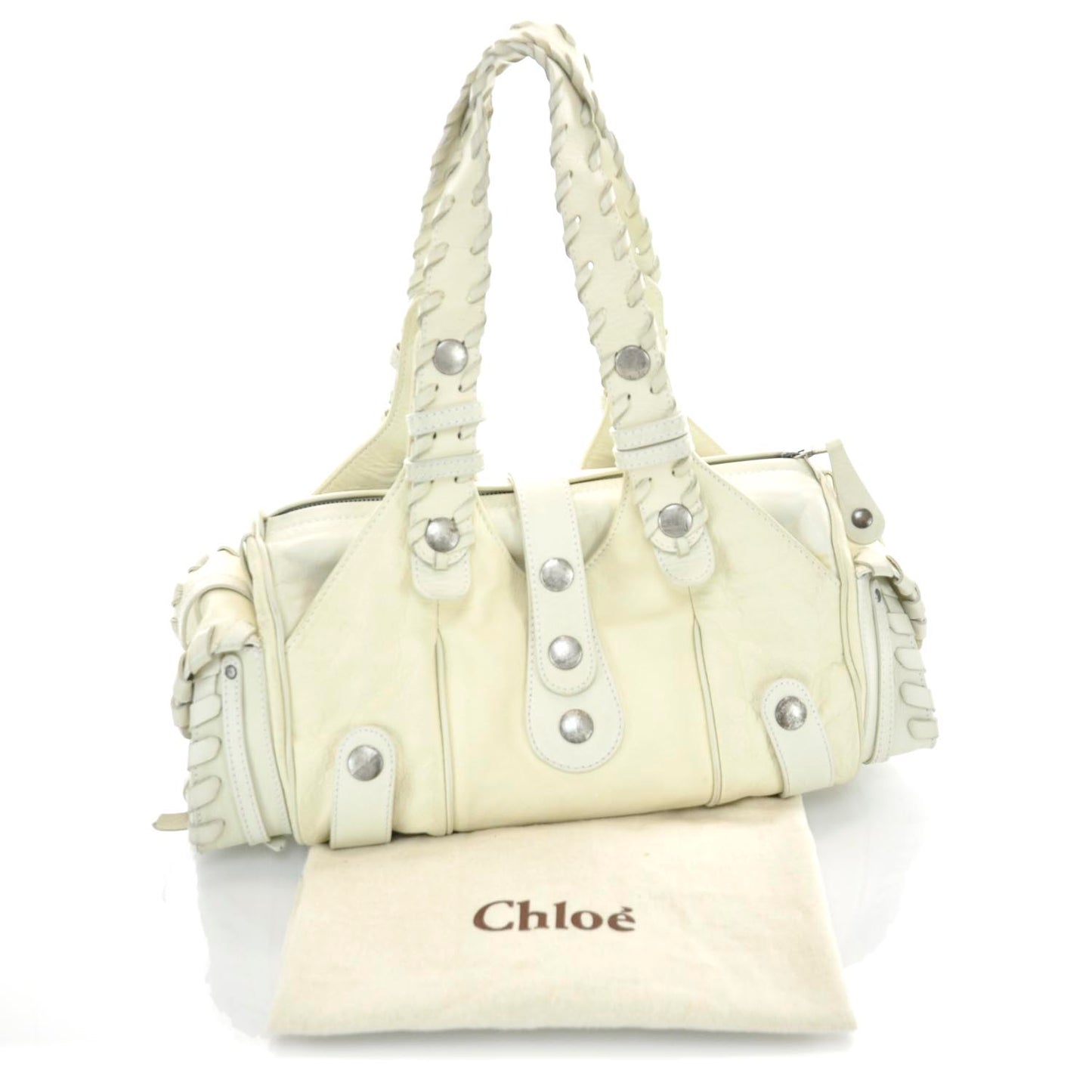 Calfskin Silverado Shoulder Bag Ivory