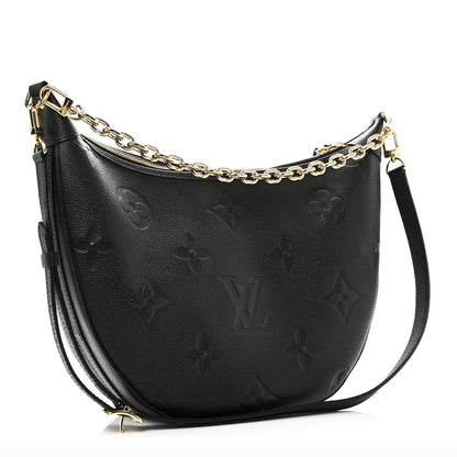 Louis Vuitton Empreinte Monogram Giant Loop Hobo Black 4 of 10