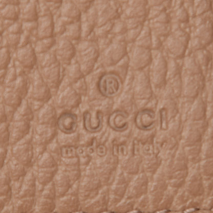 Gucci Dollar Calfskin Mini Swing Wallet Bag Camelia Mineral Blue 9 of 9