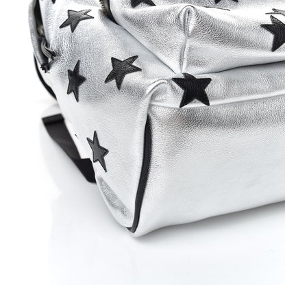 Saint Laurent Metallic Buffalo Star Hunting Backpack Silver Black 8 of 10