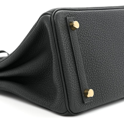Hermes Togo Birkin 25 Black 8 of 9