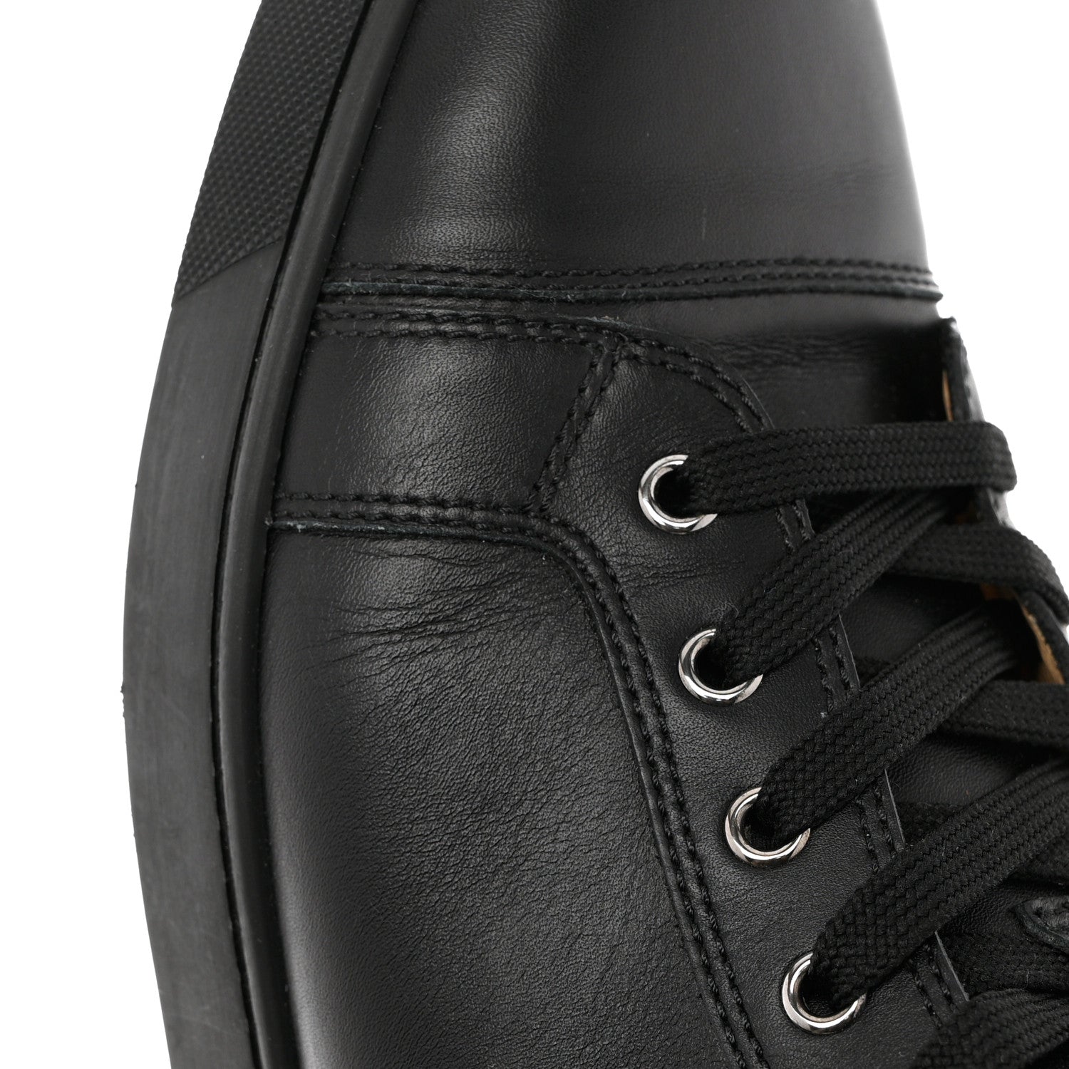 Christian Louboutin Calfskin Mens Louis Flat Sneakers 42.5 Black 9 of 10