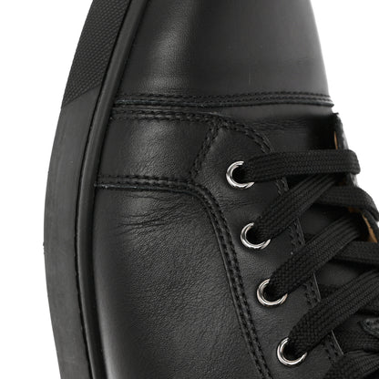 Christian Louboutin Calfskin Mens Louis Flat Sneakers 42.5 Black 9 of 10