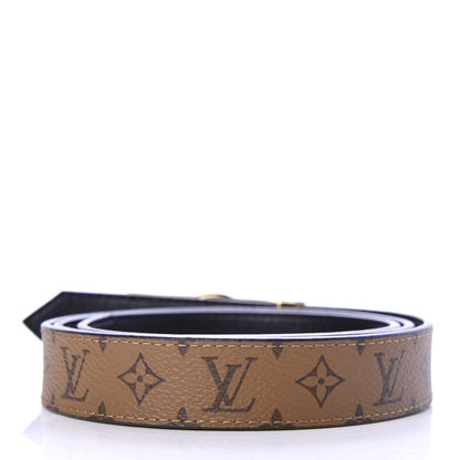 Louis Vuitton Monogram 25mm Dauphine Reversible Belt 90 36 Black 2 of 5