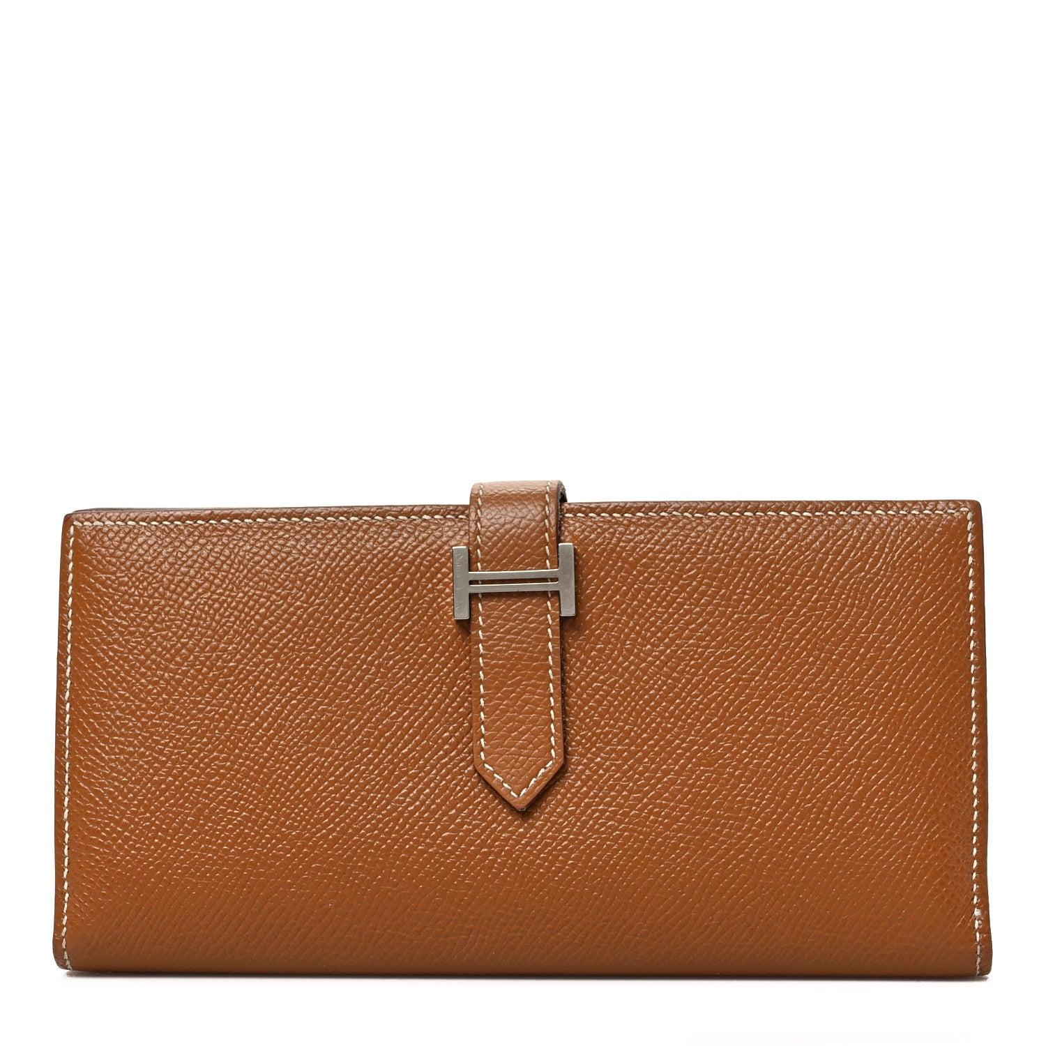 Hermes Epsom Bearn Gusset Wallet Gold 1 of 6