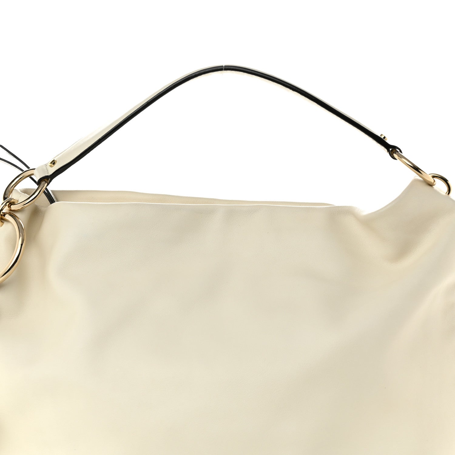Jimmy Choo Smooth Calfskin Callie Hobo Bag Latte 9 of 12