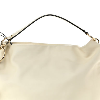 Jimmy Choo Smooth Calfskin Callie Hobo Bag Latte 9 of 12