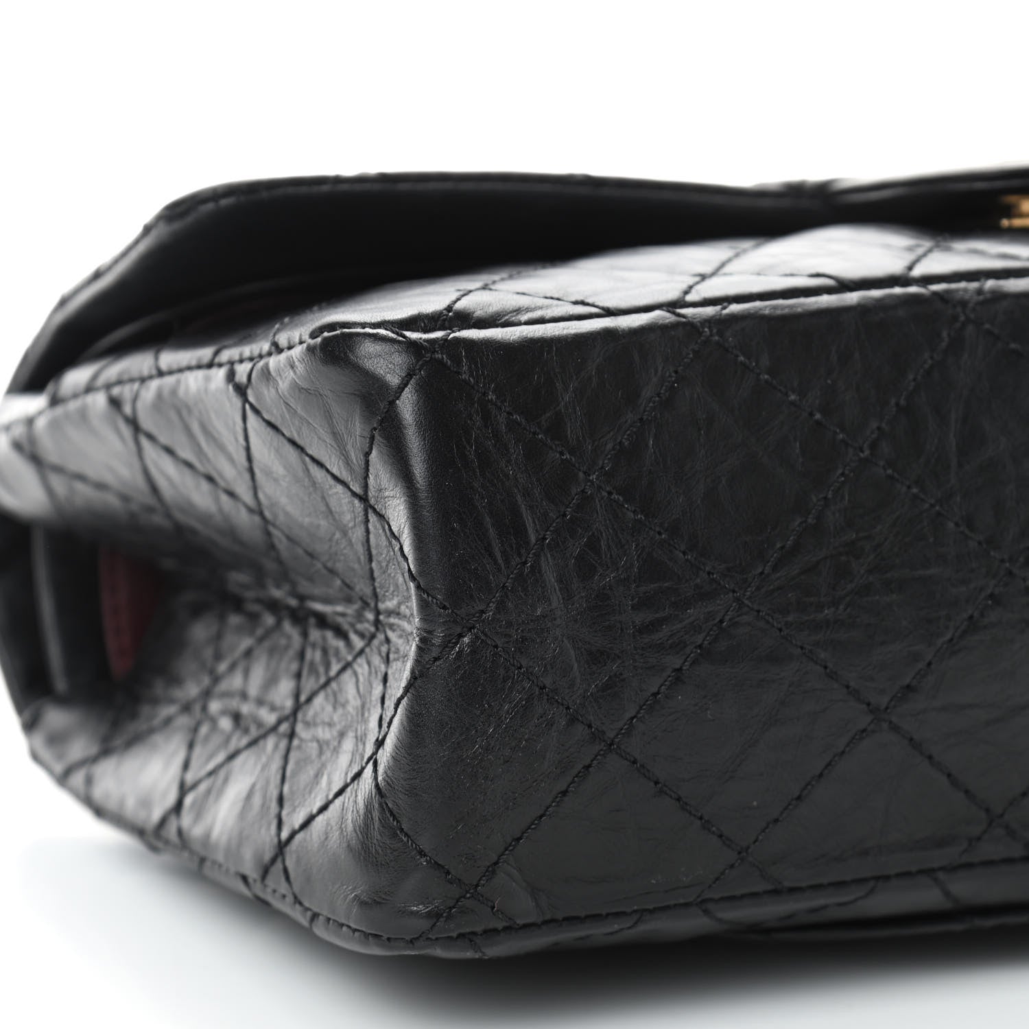 Chanel Aged Calfskin Quilted 2.55 Reissue 225 Flap Black 14 of 19