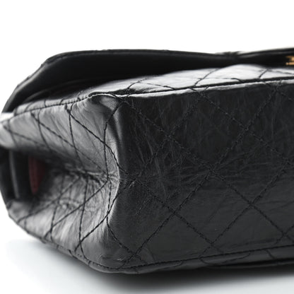 Chanel Aged Calfskin Quilted 2.55 Reissue 225 Flap Black 14 of 19