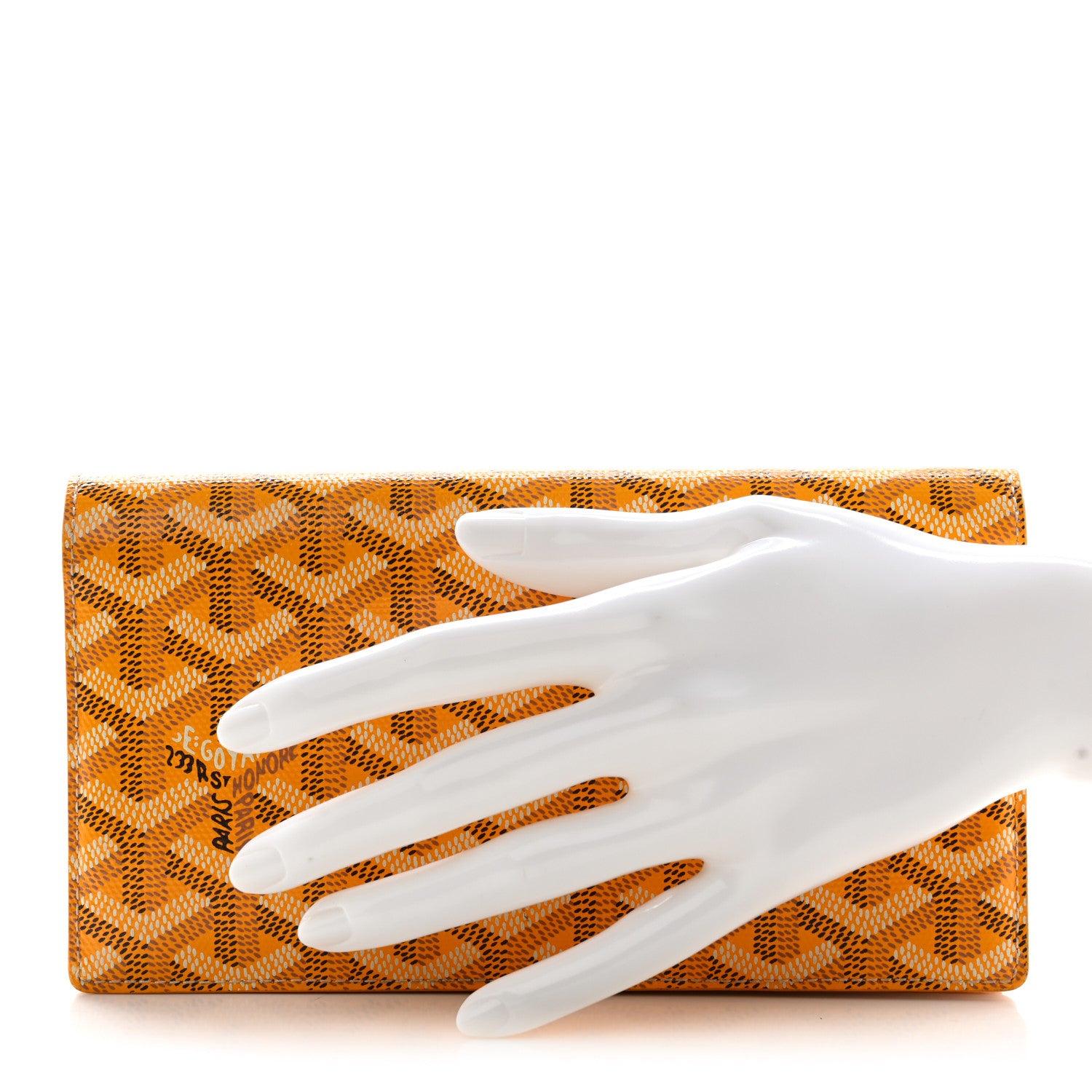 Goyard Goyardine Richelieu Wallet Yellow 2 of 12